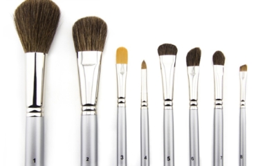 Titanium Travel Brush Set